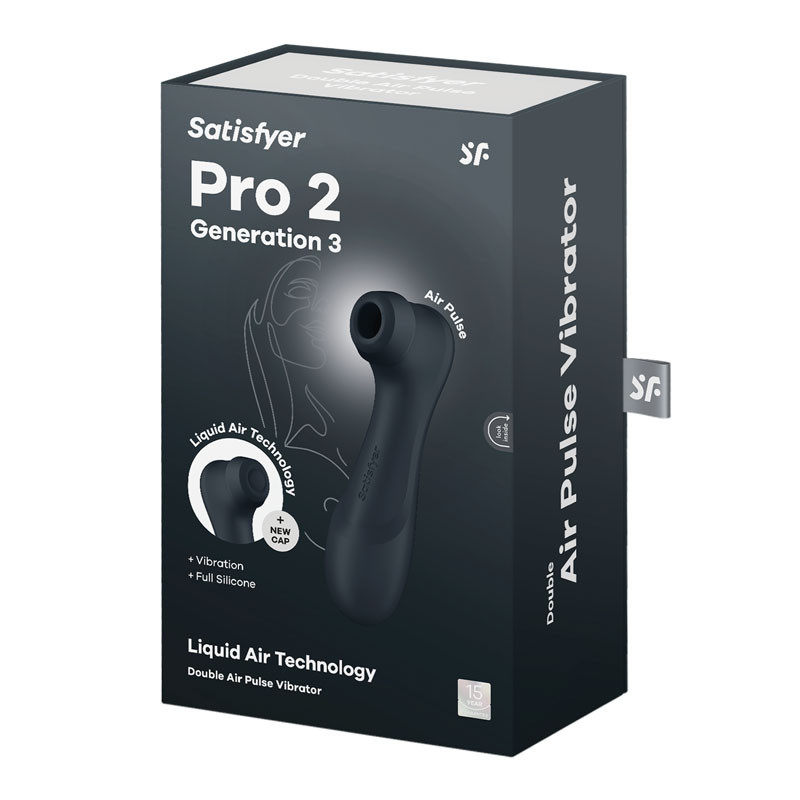 Satisfyer Pro 2 Generation 3 Dark Grey Package